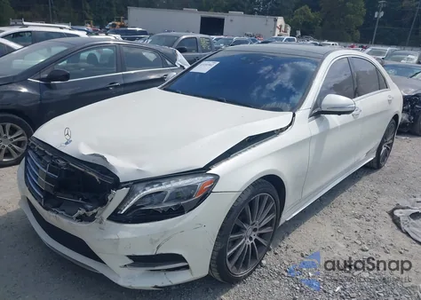 2017 Mercedes-Benz S 550 z USA, uszkodzony, nr VIN WDDUG8CBXHA304988